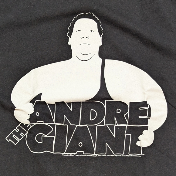 Andre the Giant t shirt. Men's large. Short sleeve. Pre worn. WWE, WWF, WCW AJPW - Picture 2 of 5